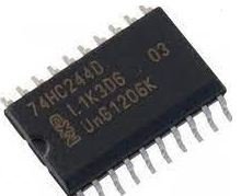 74HC244D SOIC-20 SMD Buffer / Line Driver Entegresi Orjinal