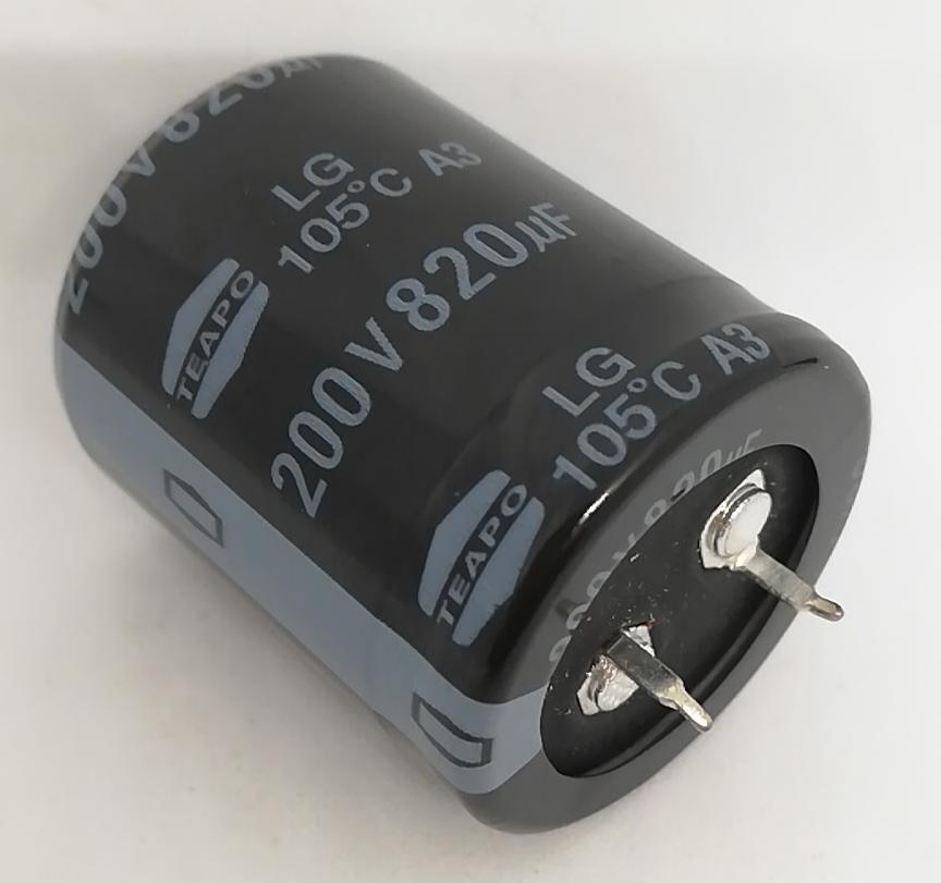 820UF 200V Snap Kondansatör 105C 30X35