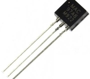 MAC97A8 TO92 0.6A 600V Triyak