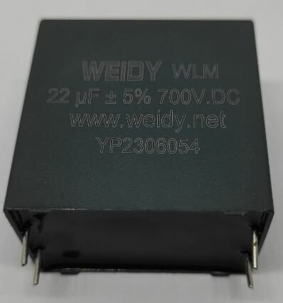 22UF 700V %5 Dc-Link Film Kapasitör