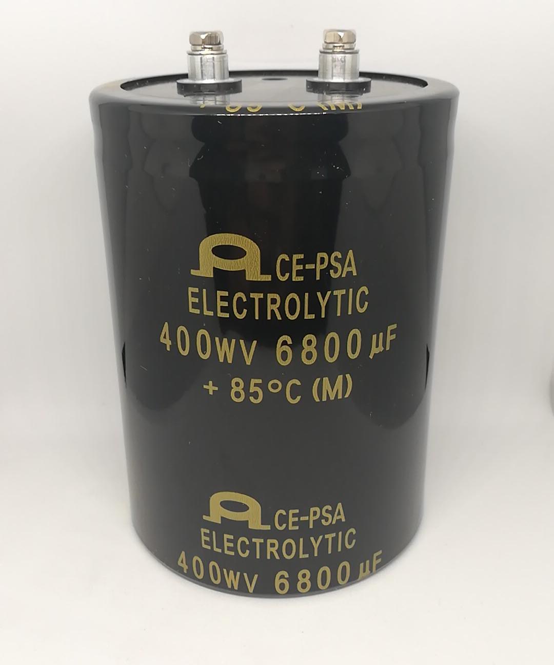 6800UF 400V  Vidalı Kondansatör 85C 89X120