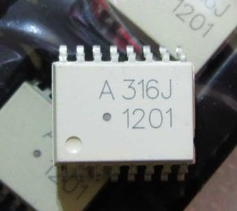 HCPL-316J-500E - IC-316 OPTOISO SMD IGBT SO16 AVAGO ORJİNAL