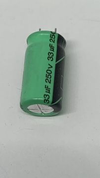 33UF 250V Elektrolitik Kondansatör 105C 12.5X25