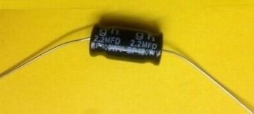 2,2uF 100VKutupsuz Bipolar Kondansatör 85C 