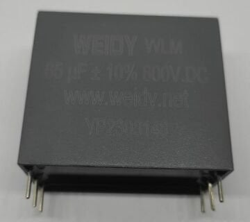65UF 800V  DC Link %10 Thick Copper Foot Turn-Off Film Electrodeless Capacitor