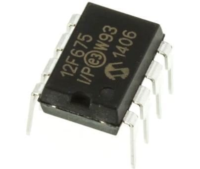 PIC12F675 I/P 8-Bit 20Mhz Mikrodenetleyici DIP8  Entegre (12F675)