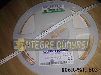806R 603 SMD Direnç  %1 - 4000 Adet