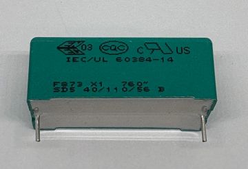 220NF 760V AC  Polyester Kondansatör %5 R37.5 X1 MKP F873RV224J760Z