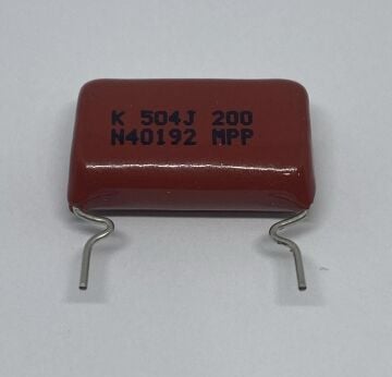 500NF 200V Damla Tipi Polyester Kondansatör %5 RM:22.5-20MM