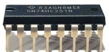 74HC251 DIP-16 Multiplexer Demultiplexer Entegresi