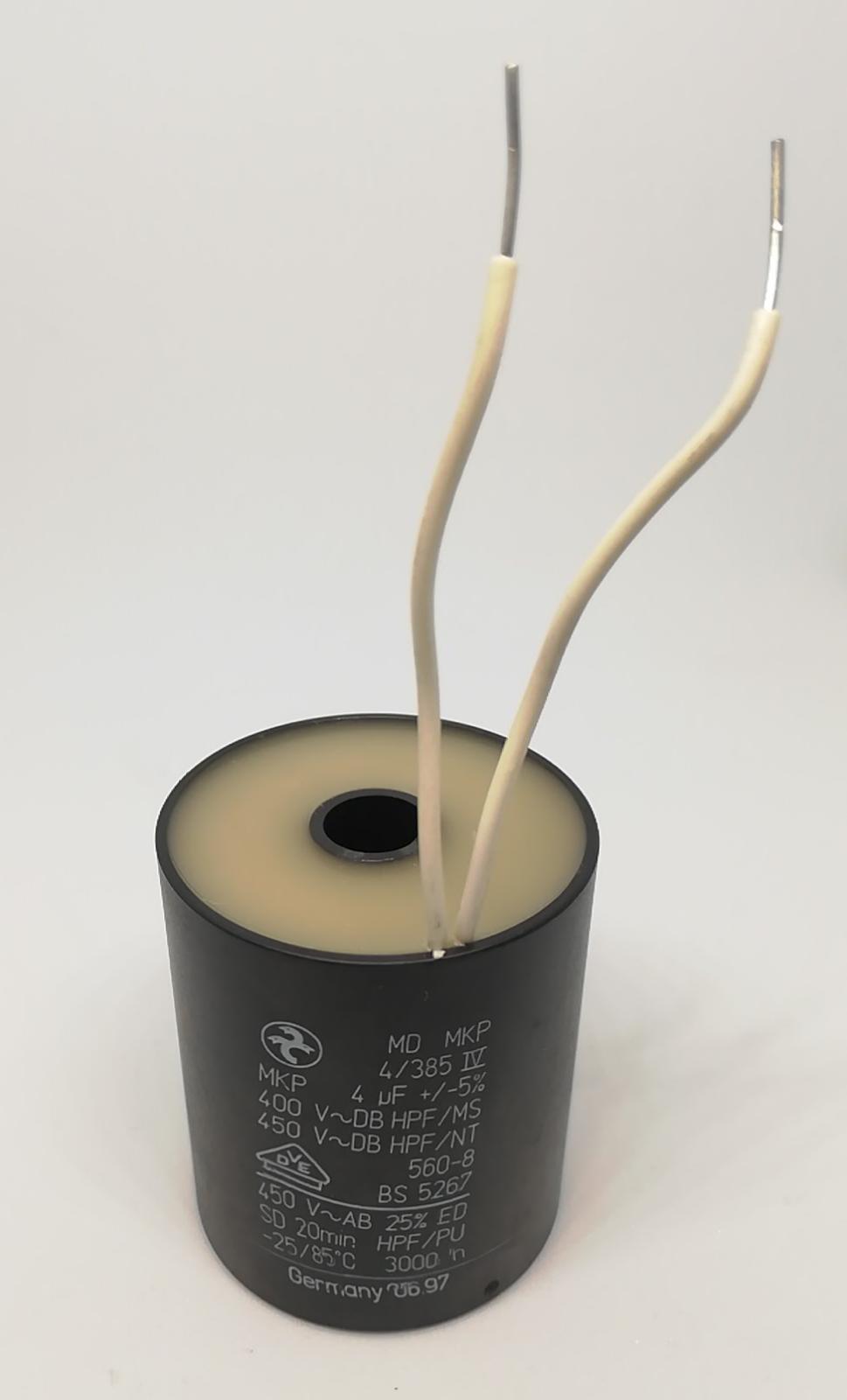 4UF 400V AC 85C Motor Kondansatör