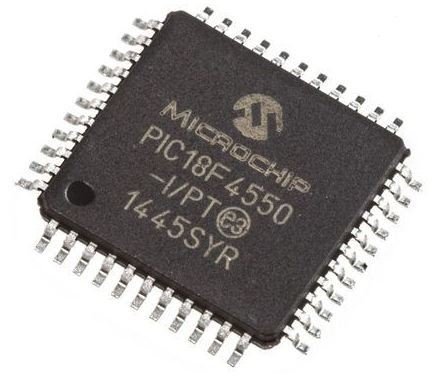 PIC18F4550 I / PT SMD TQFP-44 8-Bit 48MHz Entegre