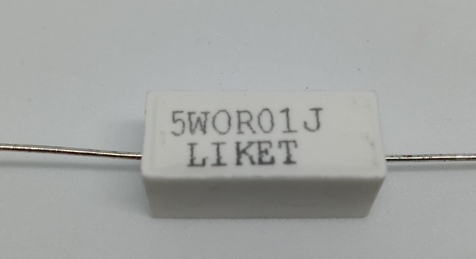 0R01 5W Taş Direnç Axial