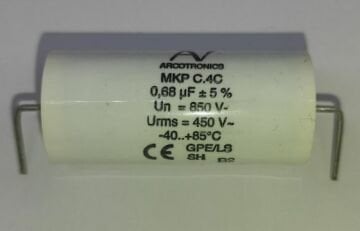680NF 850V Axial Polyester Kondansatör %5 21X44 MKP