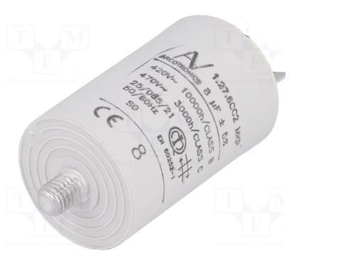 8UF 250VAC Motor Kondansatör