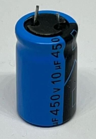 10uF 450V Elektrolitik Kondansatör 85C Radial 10X20