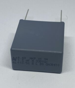 1.5UF 330V AC MKP %20 RM:27.5 Polyester Kondansatör