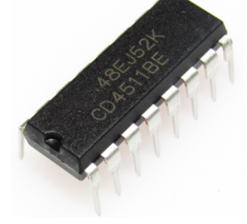 CD4511 DIP-16 BCD - 7 Segment Decoder Entegresi