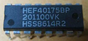 CD40175 DIP-16 Flip Flop Entegresi