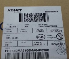 100NF 275V-AC X2 %20 RM:10  Polyester Kondansatör