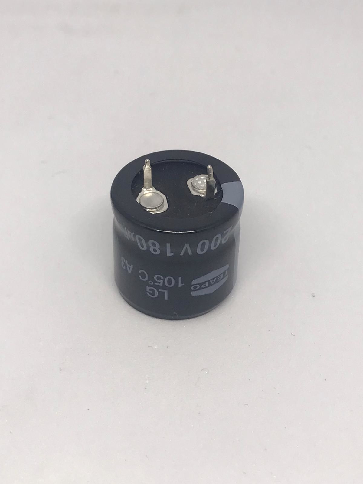 180UF 200V Snap Elektrolitik Kondansatör 22X20 105C  SLG187M200S1A5Q20K
