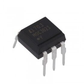 MOC3023 DIP-6 Triac Çıkışlı Optokuplör Entegresi