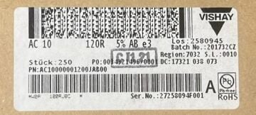 120R 10W %5 Metal Oksit Direnç