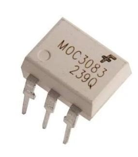 MOC3083 DIP-6 Triac Çıkışlı Optokuplör Entegresi