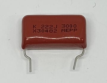 2.2NF 3000V Damla Tipi Polyester Kondansatör %5 RM:25-20 MKP