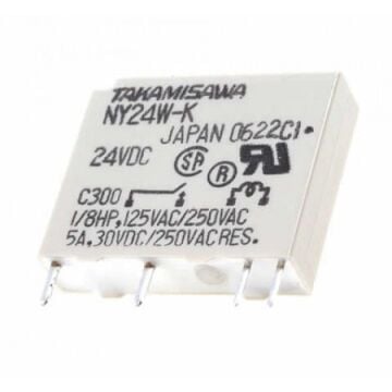 NY24W-K , 24V. 5A. SLİM PLC KONTROL RÖLESİ