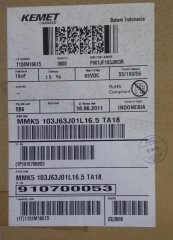 10NF 63V Polyester Kondansatör %5 RM:5