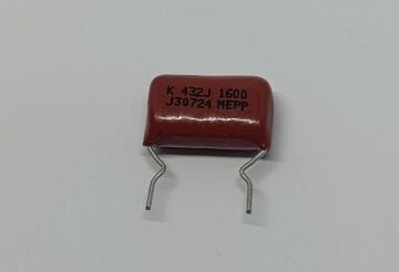 4.3NF 1600V Damla Tipi Polyester Kondansatör %5 RM:22.5-20