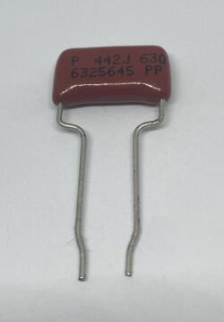 4.4NF 630V Damla Tipi Polyester Kondansatör %5 RM:15-7.5