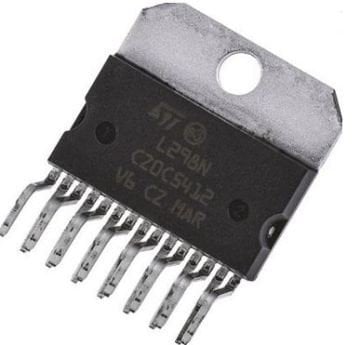 L298N DC ve Step Motor Sürücü Modülü Entegre