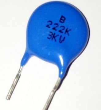 2.2NF 3KV Z5U R:7.5 Seramik Kondansatör