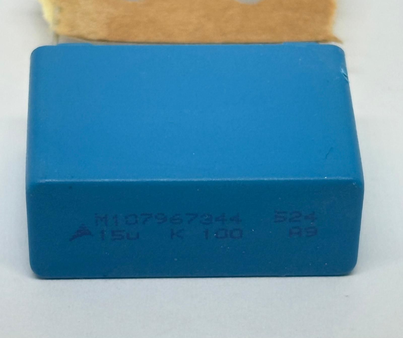 15UF 100V Polyester kondansatör %10 RM:27.5 12.2X31X22