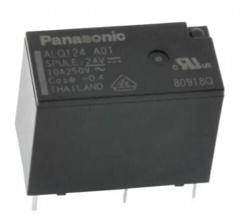 ALQ124A01 RELAY POWER 10A 24VDC 1FormC PANASONIC Röle - 100 Adet