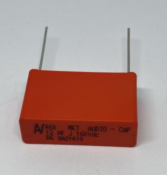 12UF 160V Polyester Kondansatör  %5 RM:27.5