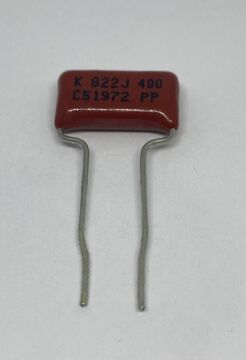 8.2NF 400V Damla Tipi Polyester Kondansatör %5 RM:15-7.5 MKP