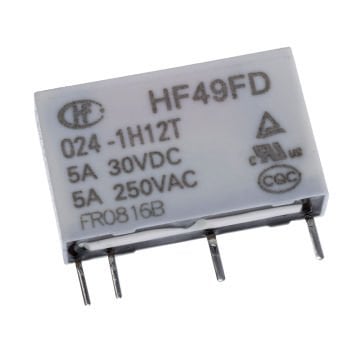 HF49FD/024-1H12T 5A Röle