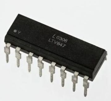 LTV-847 - IC-847 OPTOC.TRANS.OUTPUT DIP16 LITEON