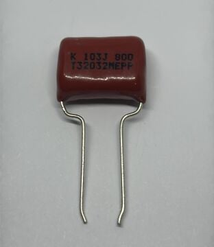10NF 800V Damla Tipi Polyester Kondansatör  %5 RM:15-7.5 MKP