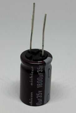 1800uF 35V Elektrolitik Kondansatör 16X25 105C RM:7.5