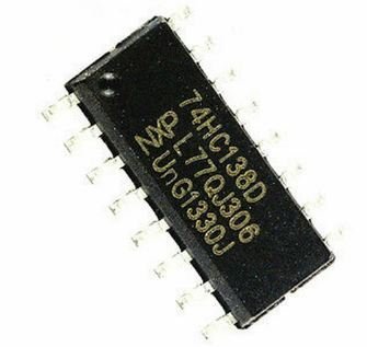 74HC138 SOIC-16 SMD Decoder / Demultiplexer Entegresi