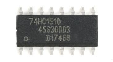 74HC151 SOIC-16 SMD Multiplexer Entegresi