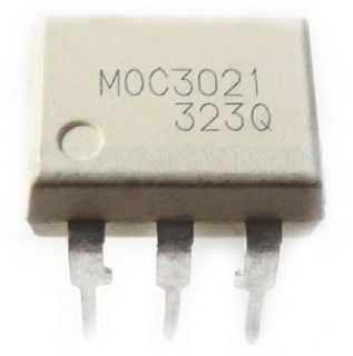 MOC3021 DIP-6 Triac Çıkışlı Optokuplör Entegresi