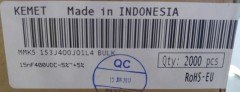 15NF 400V Polyester Kondansatör %5 RM:5