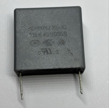 3.3UF  305V %10 RM:27.5MM KISA AYAK POLYESTER KONDANSATÖR