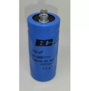 2200UF 100V  Vidalı Kondansatör 35X80  - ---- ( 25 Adet )