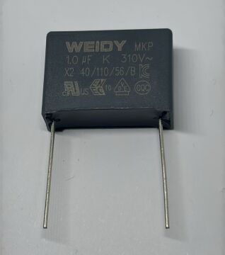 1UF 310V RM:22.5 POLYESTER KONDANSATÖR KUTU TİPİ